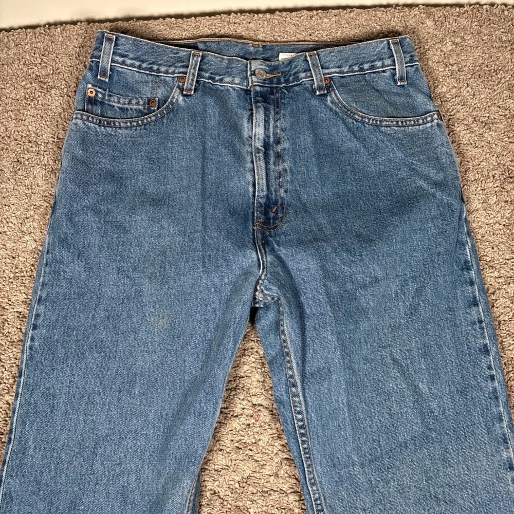 Vintage‎ Levi's 505 Mens Jeans Regular Fit Straight Leg Blue Fits 34x30 USA